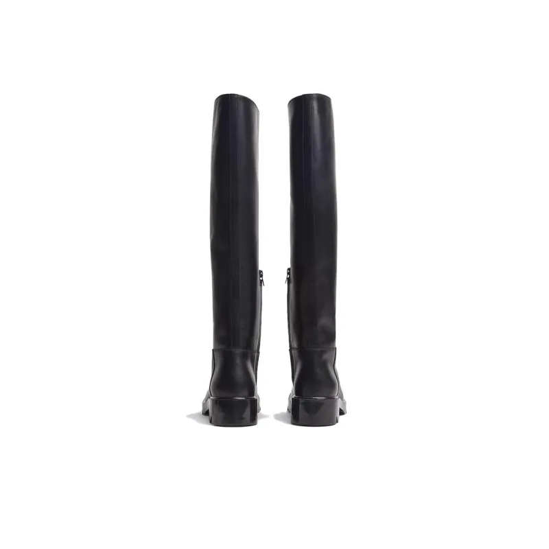 Bottega Veneta Strut High Boots Black Women's-4