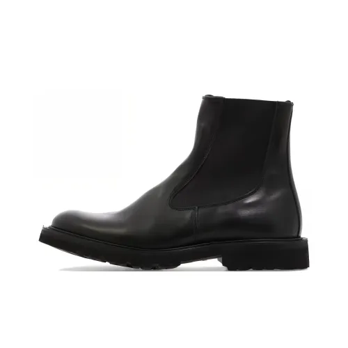 Tricker's Short Chelsea Boots Men's Black