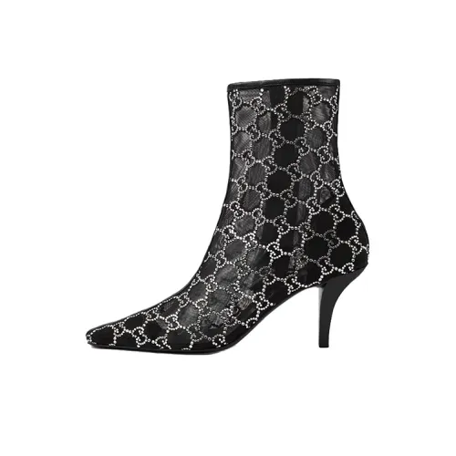 GUCCI 85mm GG motif Ankle Boots