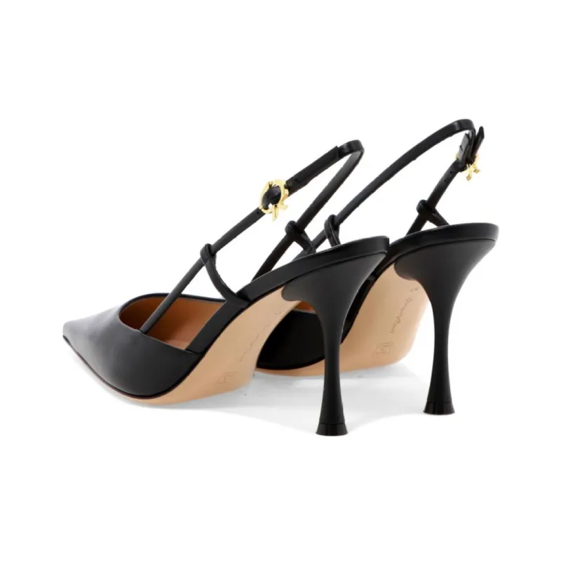 GIANVITO ROSSI Slim Heel High Heels 8.5cm Women's Black-3
