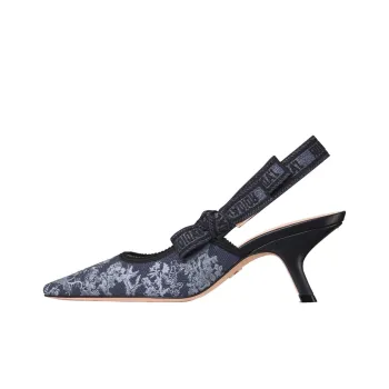 DIOR J'Adior Irregular Heel High Heels 6.5cm Women's Blue