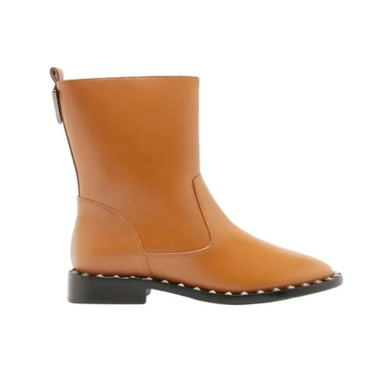 Schutz Bennie Ankle Boots Women's Orange-1
