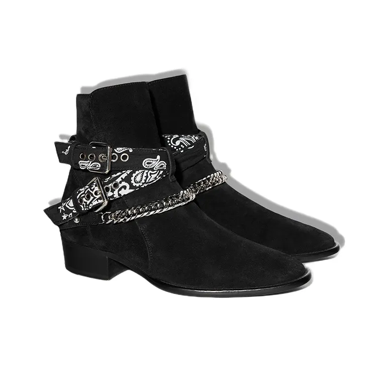 AMIRI Buckle Boot 'Bandana - Merlot'-2