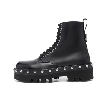 Furla Studded Lace-up Boots