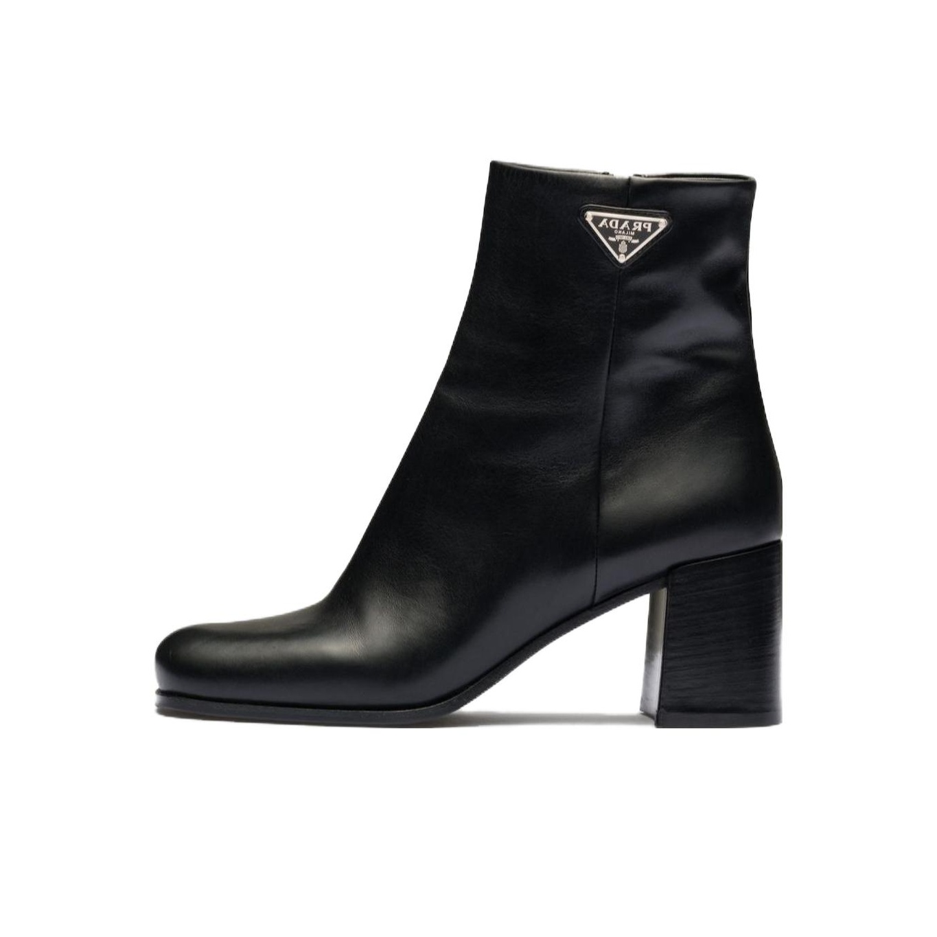【送料&関税込】Prada Ankle Boots Prada Calfskin Block-Heel Ankle Boots | Neiman Marcus