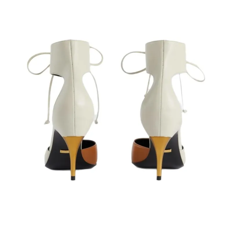 GUCCI Ankle-cuff Heeled Pumps-5