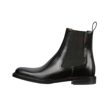GUCCI Short Chelsea Boots Men's Black