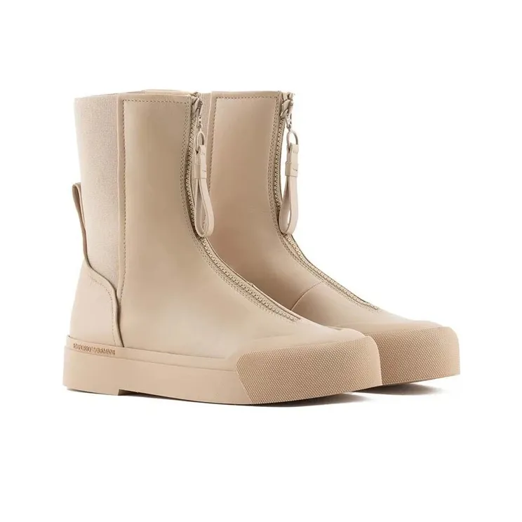 EMPORIO ARMANI Ankle Boots Women's Beige-2