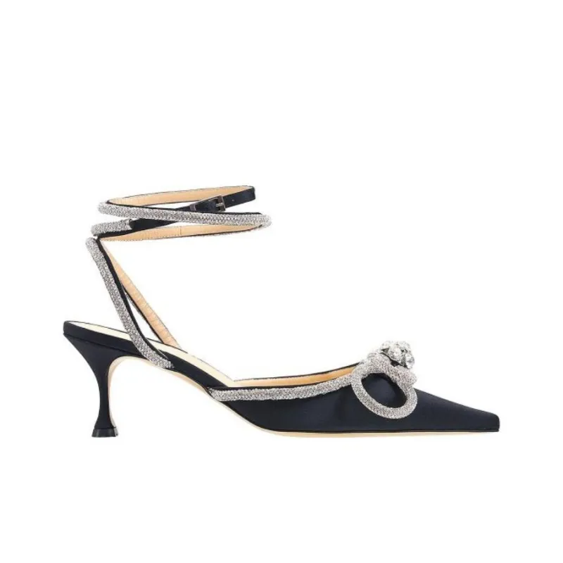 MACH & MACH Slingback Embellished Pointed-Toe Pumps-1