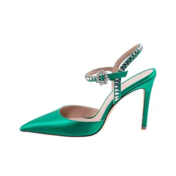 Stuart Weitzman/SW Slim Heel High Heels Women's Green