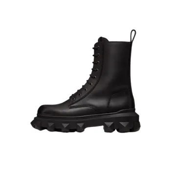 Valentino Trackstud Ankle Boots Men Black
