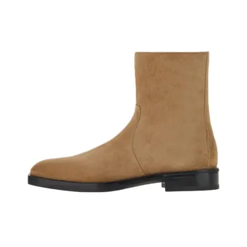 FERRAGAMO Fashion Ankle Boots Men's Light Umber