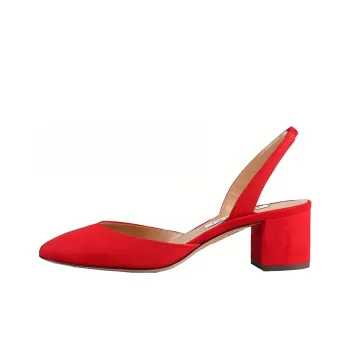 AQUAZZURA Chunky Heel High Heels Women's Red