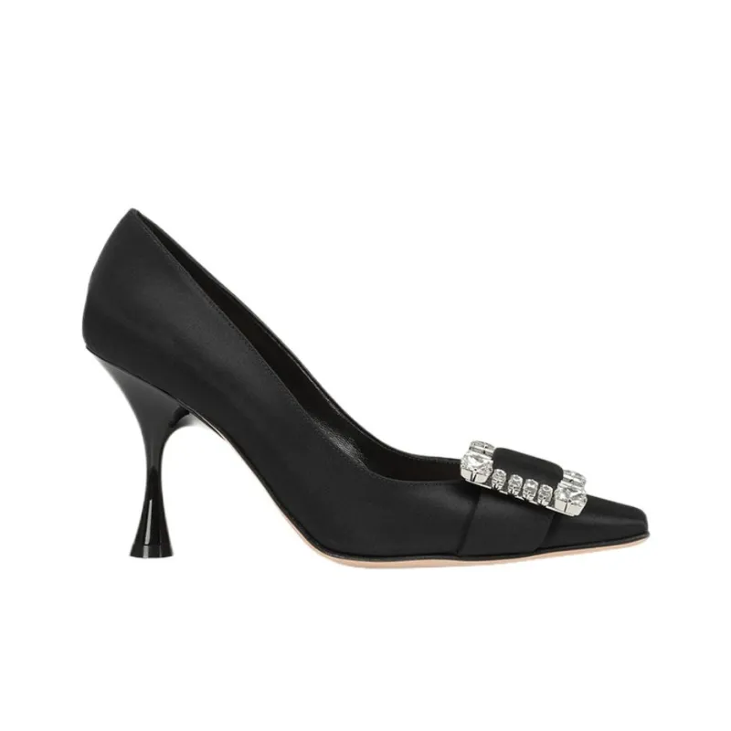 SERGIO ROSSI Sr Twenty Crystal-buckled Pumps-1