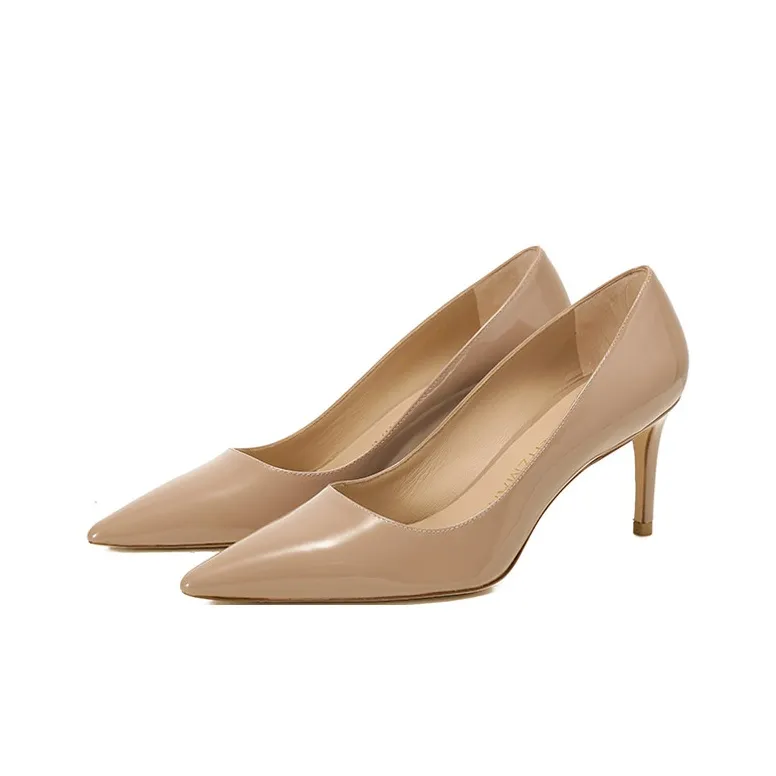 Stuart Weitzman/SW Slim Heel High Heels 7.5cm Women's Flesh Pink-2