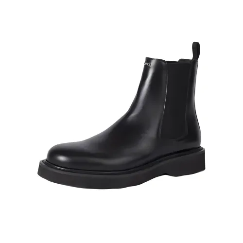 KENZO Ukio Short Chelsea Boots Men's Black