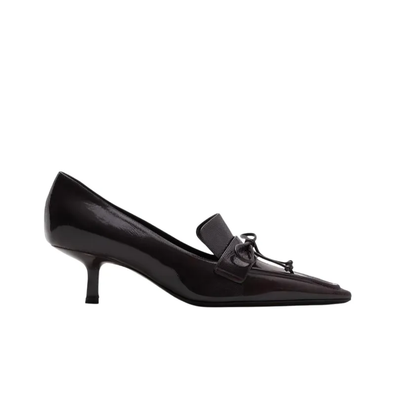 Burberry Storm Slim Heel High Heels 5cm Women's Fuchsia-1