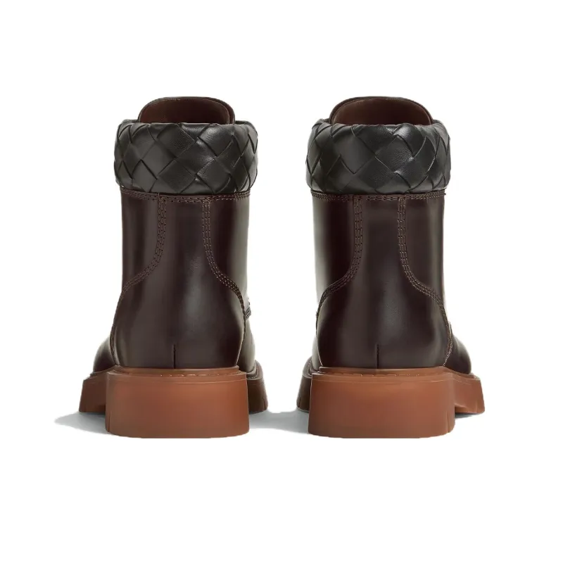 Bottega Veneta Haddock Short Martin Boot Women's Black-4