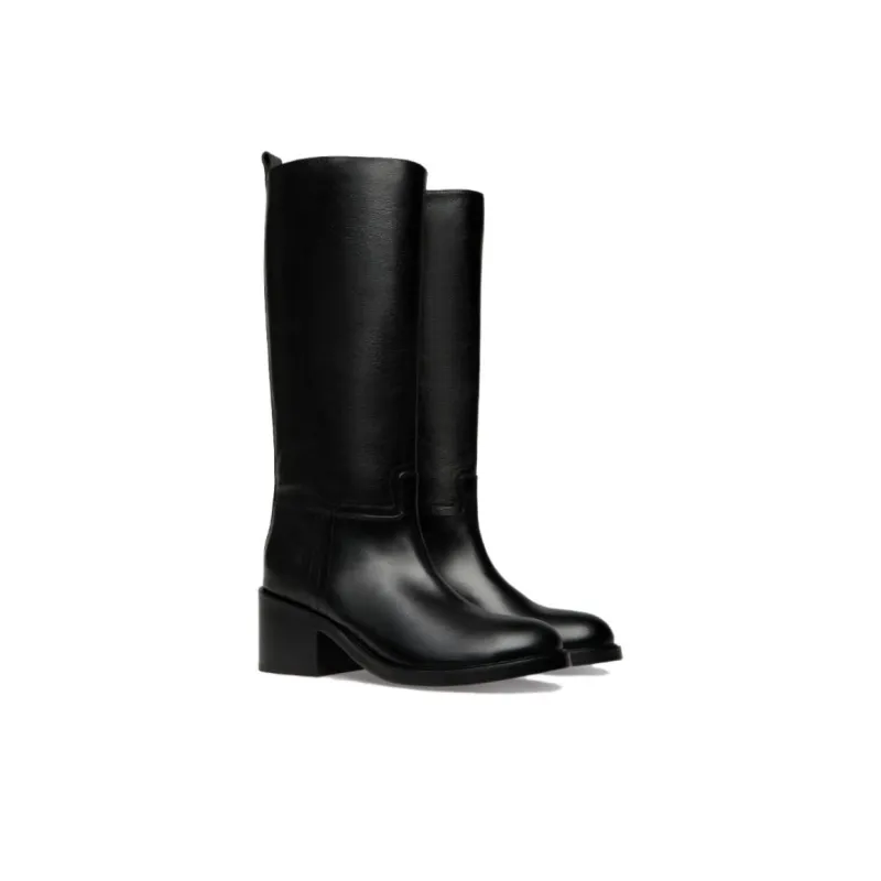 BALLY Peggy Leather Knee-high Boots-2