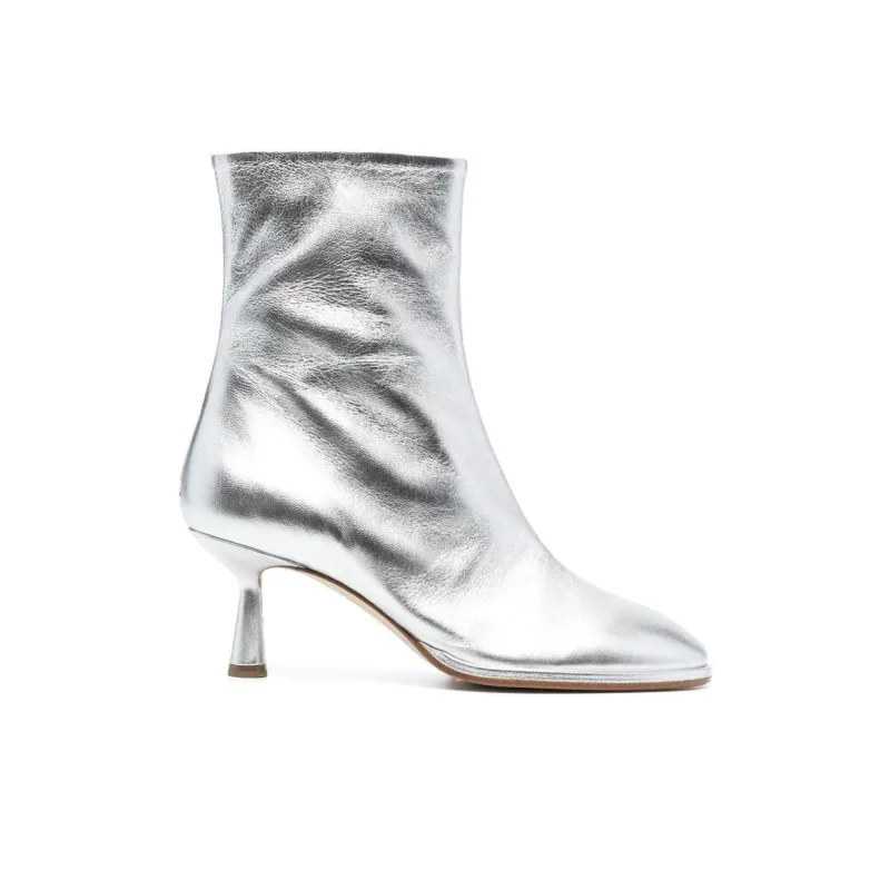 Aeyde Dorothy 60mm Metallic-finish Boots-1