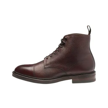 LOAKE Victory Ankle Boots Men's Brown Red
