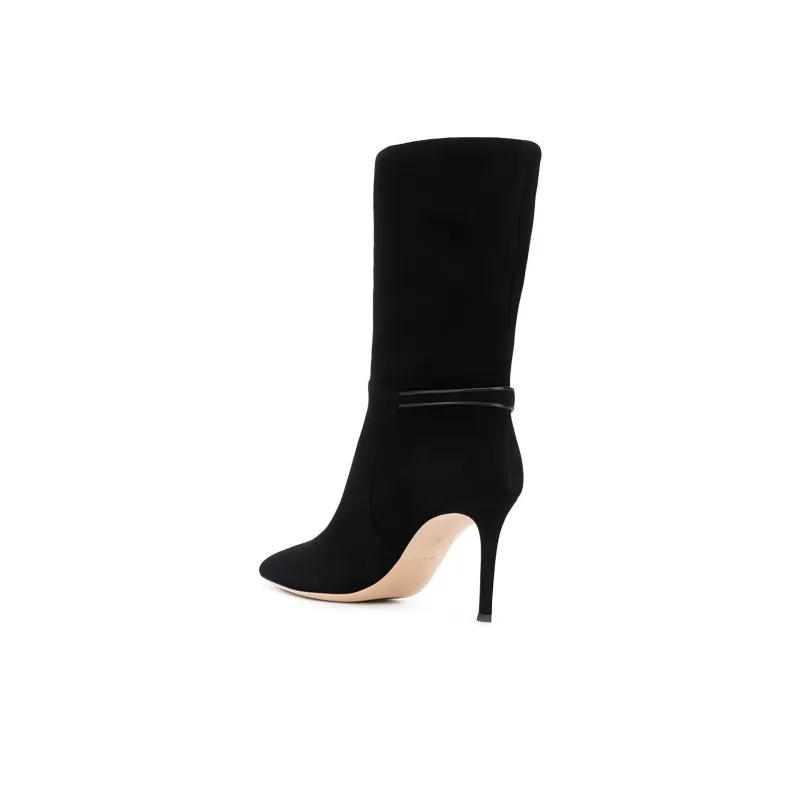Giuseppe Zanotti Button-Detaied Pointed Toe Boots Women's-2