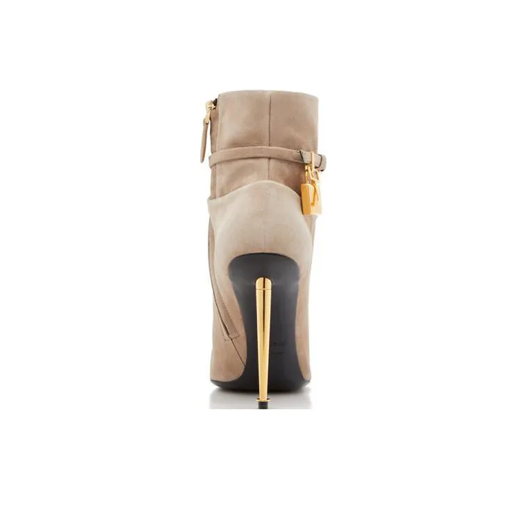 TOM FORD Ankle Boots Women's Nude-4