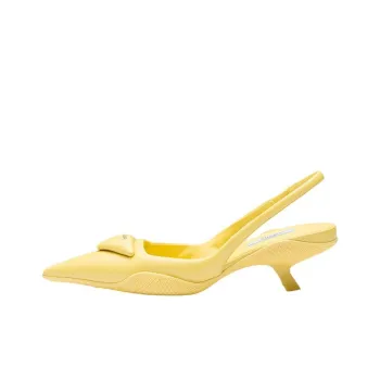 PRADA Irregular Heel High Heels Women's Yellow