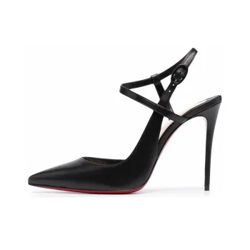 CL LUBOTING Slim Heel High Heels 10cm Women's Black