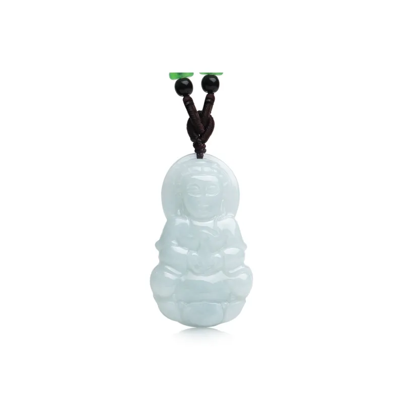 With The Heart Of The Jade Bean Type Jadeite Necklaces Women's-7
