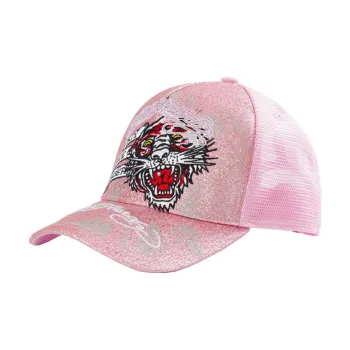 Ed Hardy Polyester Baseball Caps Unisex Camellia Rose