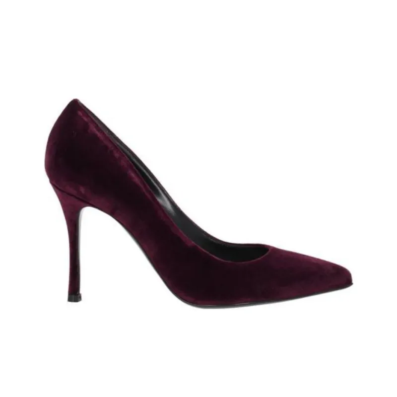 SERGIO ROSSI Godiva Slim Heel High Heels 9cm Women's Fuchsia-1