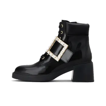 Roger Vivier Viv' Rangers Ankle Boots Women's Black