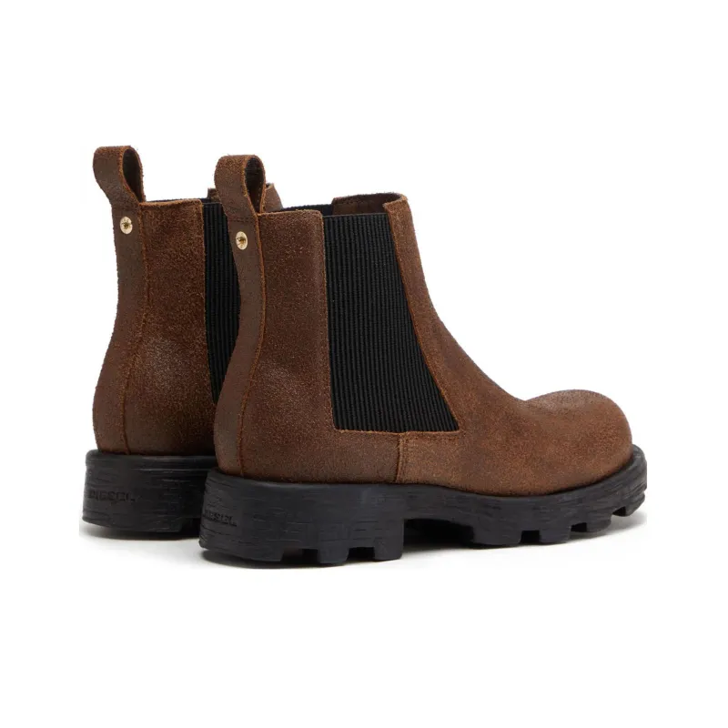 DIESEL D-Hammer Chelsea Boots Men's Brown-3