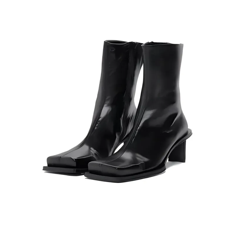 MIISTA Ankle Boots 6cm Women's Black-2