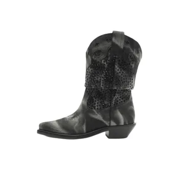 Schutz Ankle Boots 3cm Women's Gray Black