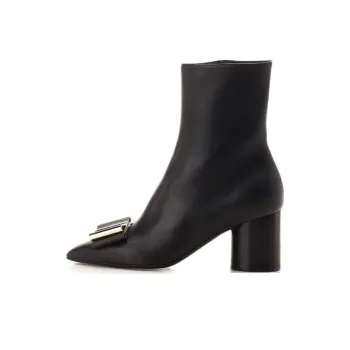 FERRAGAMO 60mm Bow detail Ankle Boots