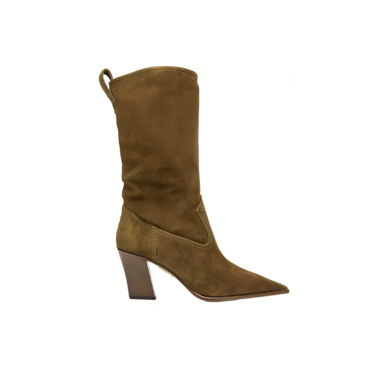 AQUAZZURA Dolly Boot 70 Mid-Calf Boots Women's Green-1