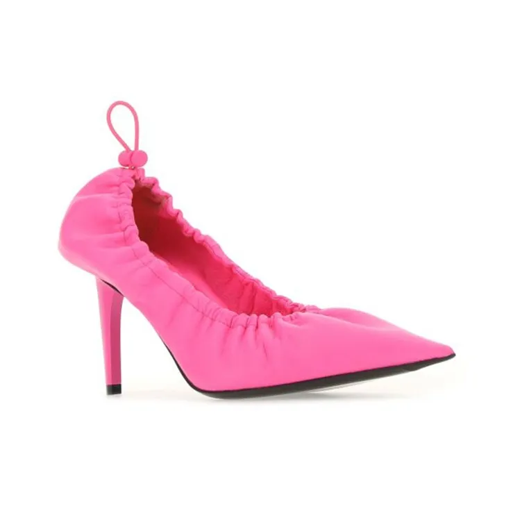 Balenciaga Pre-Owned Scrunch Knife 90mm Leather Pumps-2