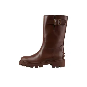 TOD'S Buckle-detail Leather Boots