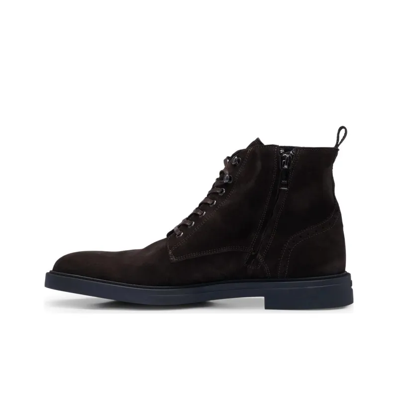 HUGO BOSS Ankle Boots Men's Dark Brown-0