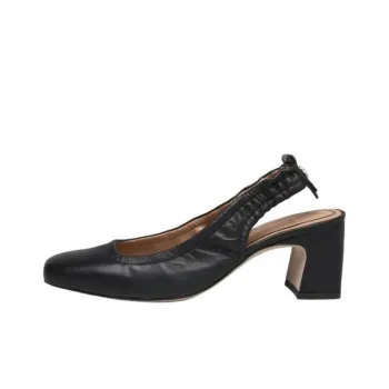HUGO BOSS Chunky Heel High Heels 6cm Women's Black