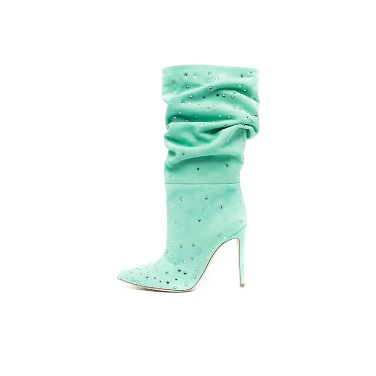 Paris Texas Holly Crystal-embellished Boots-0
