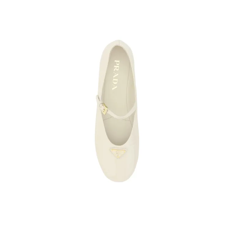 PRADA Mary Jane Shoes Women's White-3