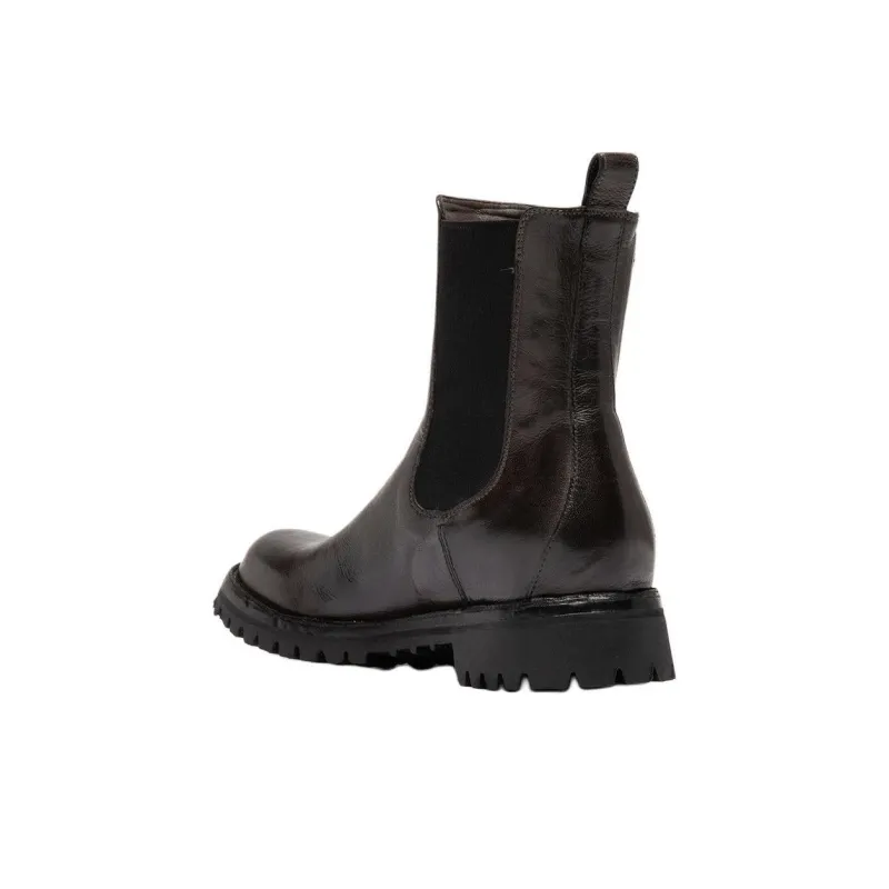 Officine Creative Loraine Short Chelsea Boots 3.5cm Women's Taupe-3