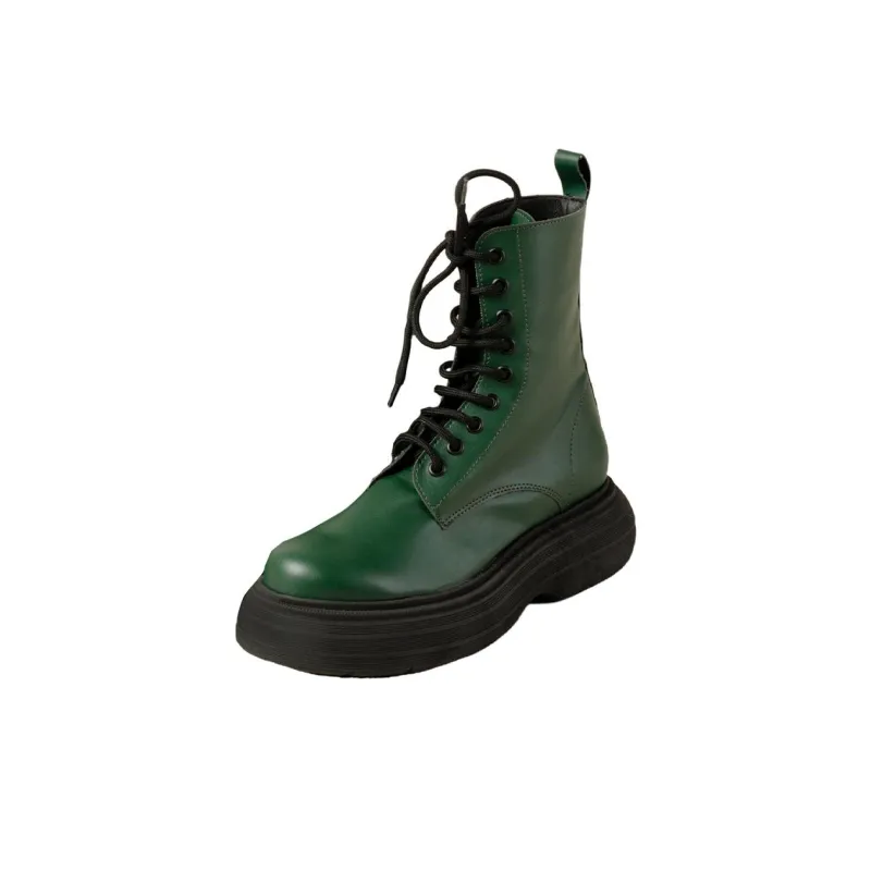 ALOHAS Ankle Boots 5cm Women's Green-0