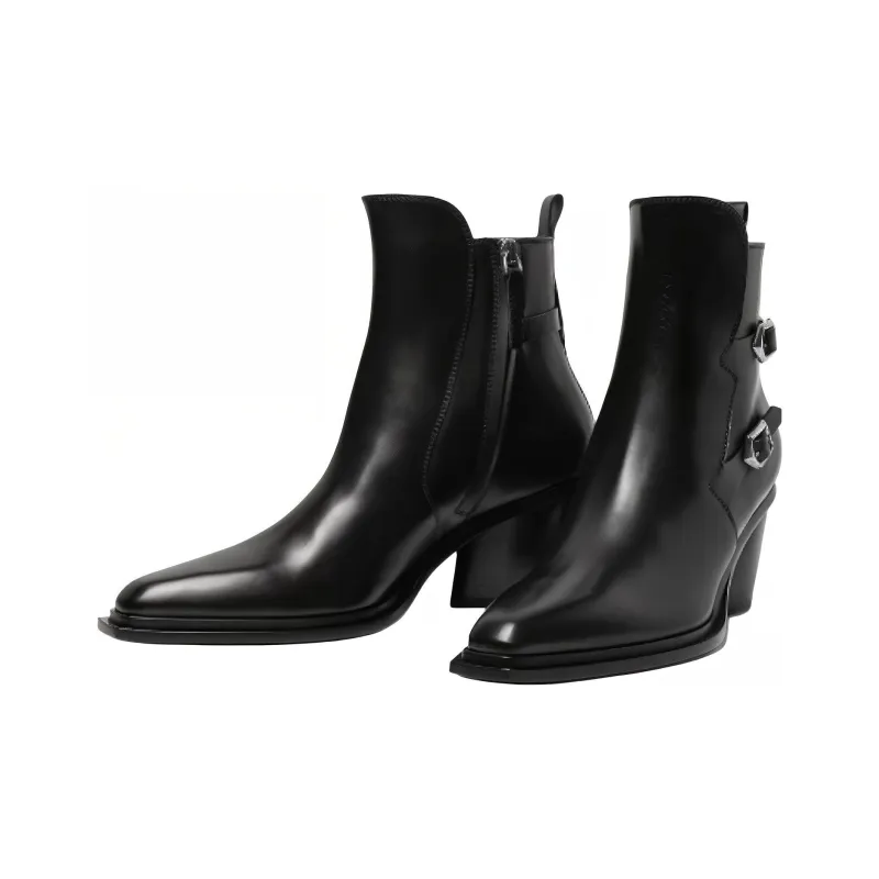 SARTORE Ankle Boots 7cm Women's Black-2