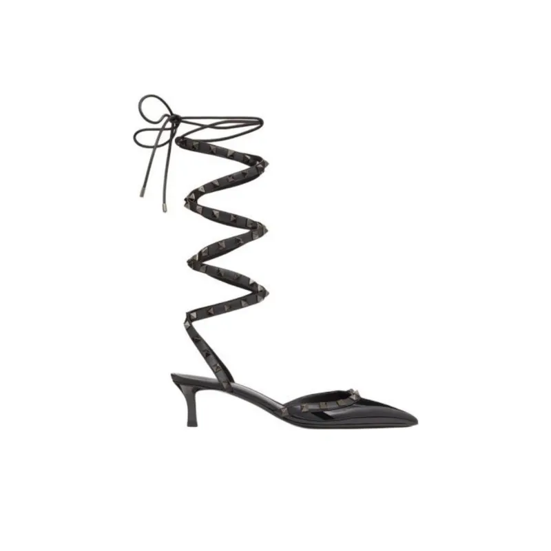 Valentino Garavani Rockstud 50mm Patent-leather Pumps-1