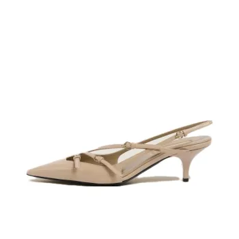 MIU MIU Buckle-detail Slingback Pumps