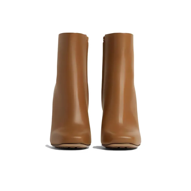 Bottega Veneta Canalazzo Ankle Boots 10cm Women's Umber-2